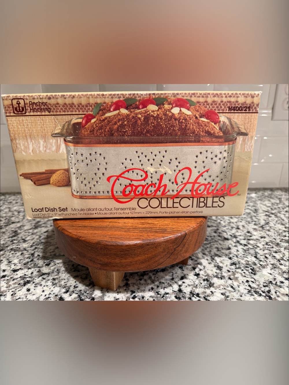 Vintage Anchor Hocking Glass Loaf Dish